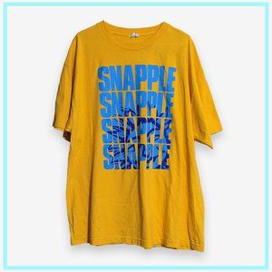 Yellow Snapple Short Sleeved T-Shirt 2XL
